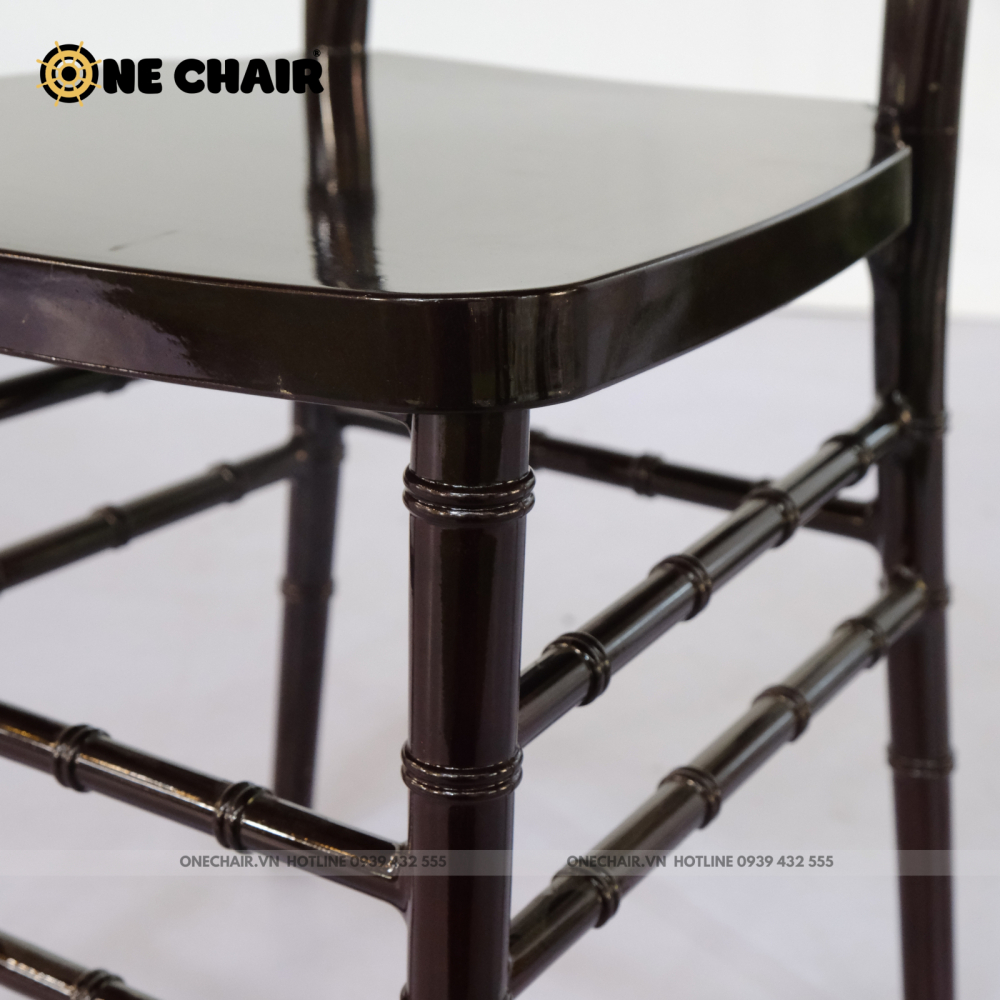 Ghế Chiavari Tiffany - Resin Màu Black