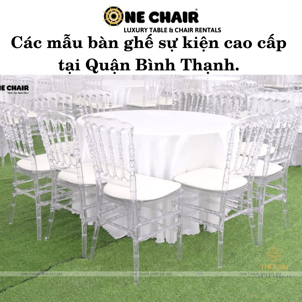 Các mẫu bàn ghế sự kiện tiệc cưới cao cấp