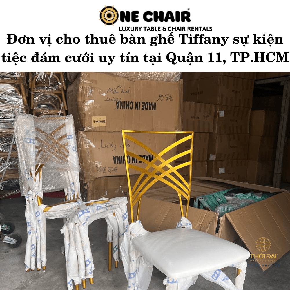 Đơn vị cho thuê bàn ghế Tiffany sự kiện tiệc đám cưới uy tín tại Quận 11, TP.HCM
