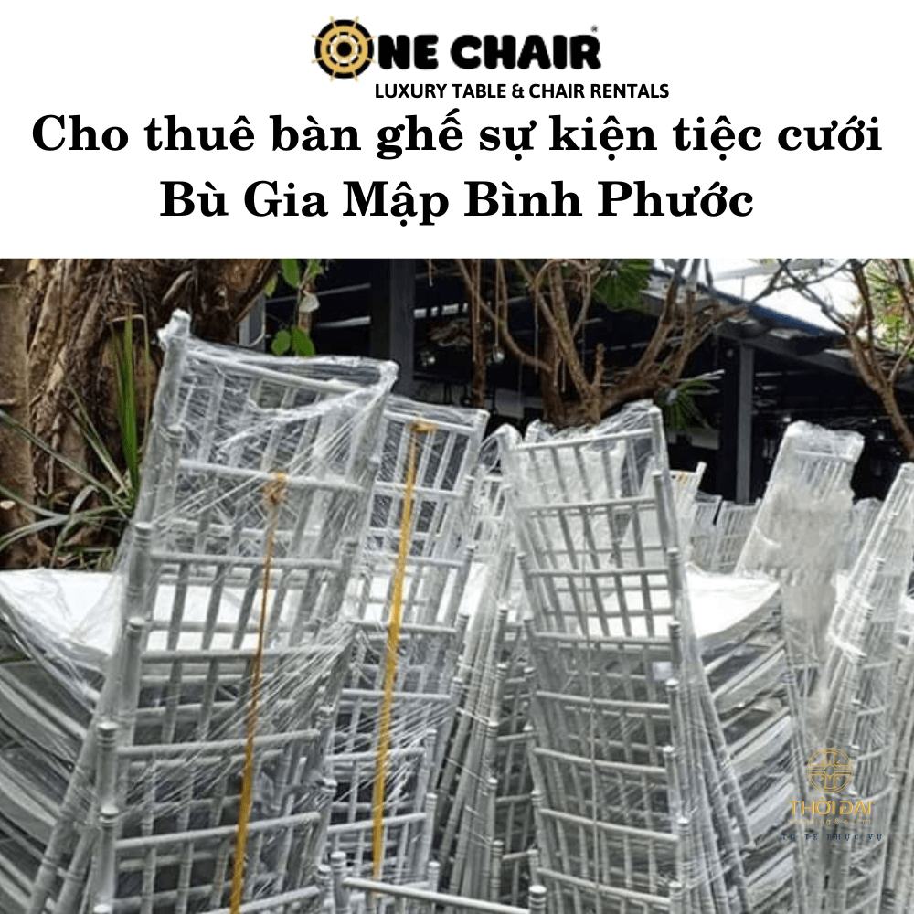 Cho thuê bàn ghế sự kiện tiệc cưới Bù Gia Mập Bình Phước