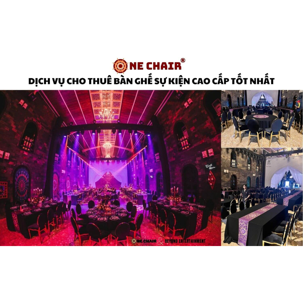 Dịch Vụ Cho Thuê Bàn Ghế Sự Kiện Cao Cấp – Sang Trọng, Đẹp, Hiện Đại