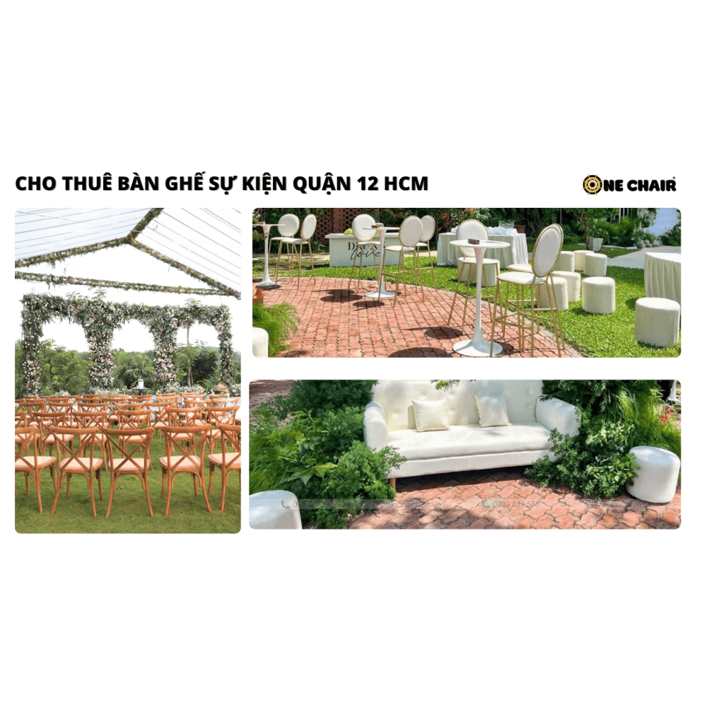 Cho Thuê Bàn Ghế Sự Kiện Cao Cấp Quận 12 TPHCM – ONE CHAIR