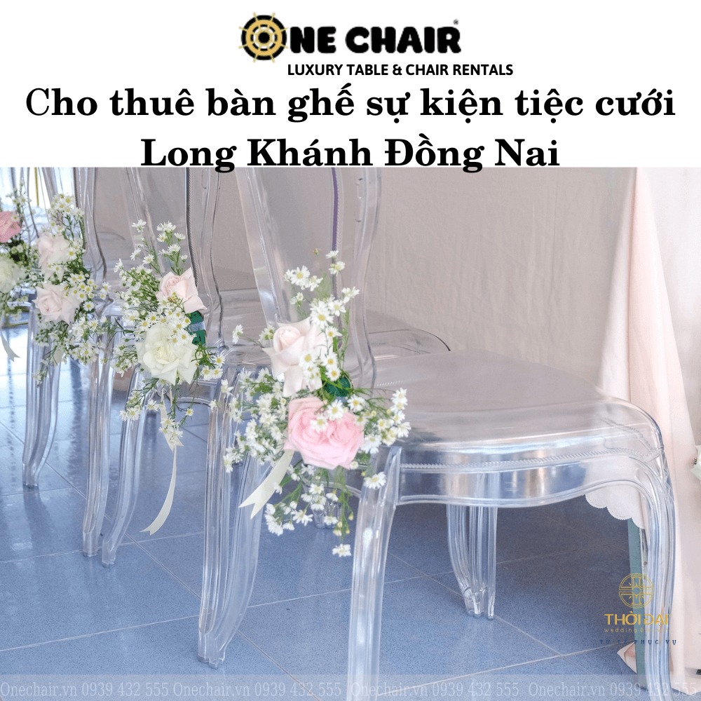 Cho thuê bàn ghế sự kiện tiệc cưới Long Khánh Đồng Nai