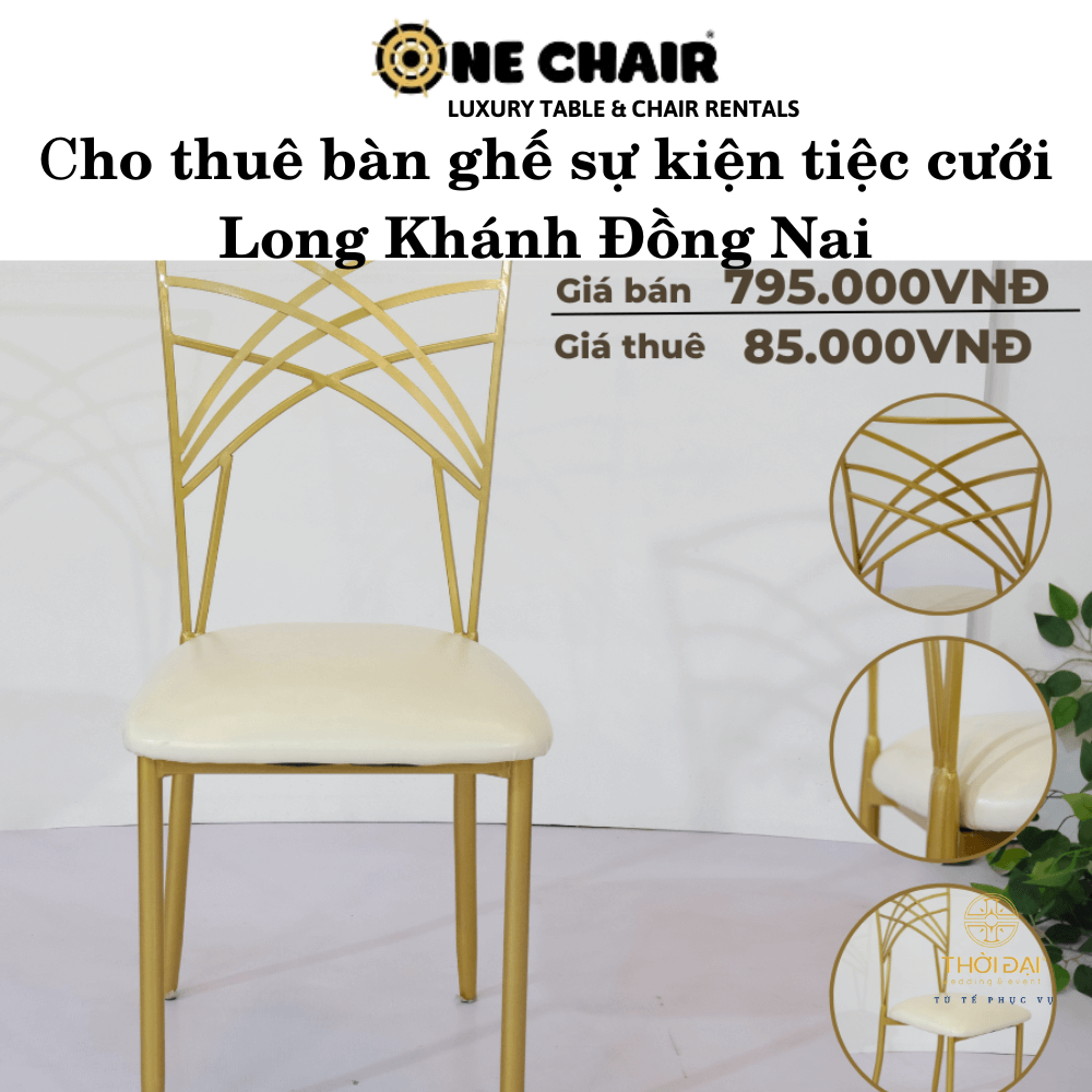 Cho thuê bàn ghế sự kiện tiệc cưới Long Khánh Đồng Nai