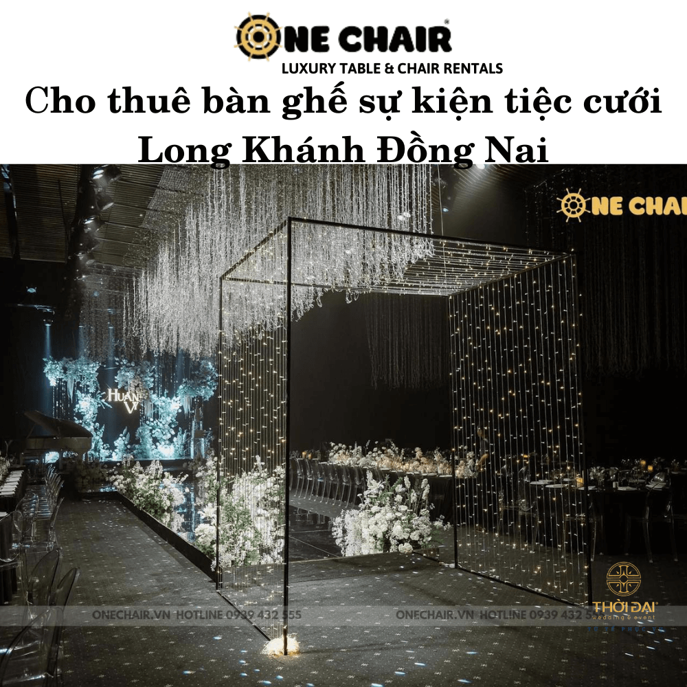 Cho thuê bàn ghế sự kiện tiệc cưới Long Khánh Đồng Nai