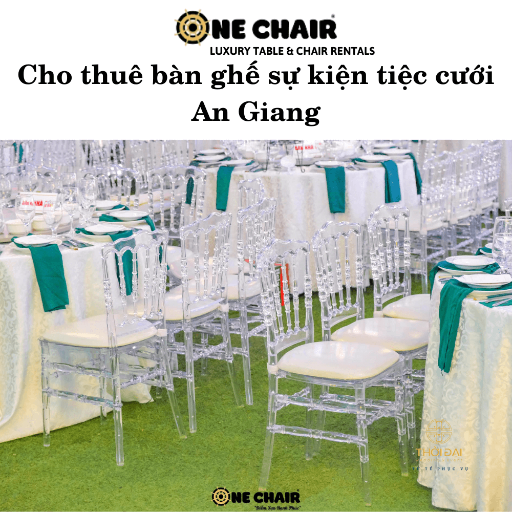 Cho thuê bàn ghế sự kiện tiệc cưới An Giang