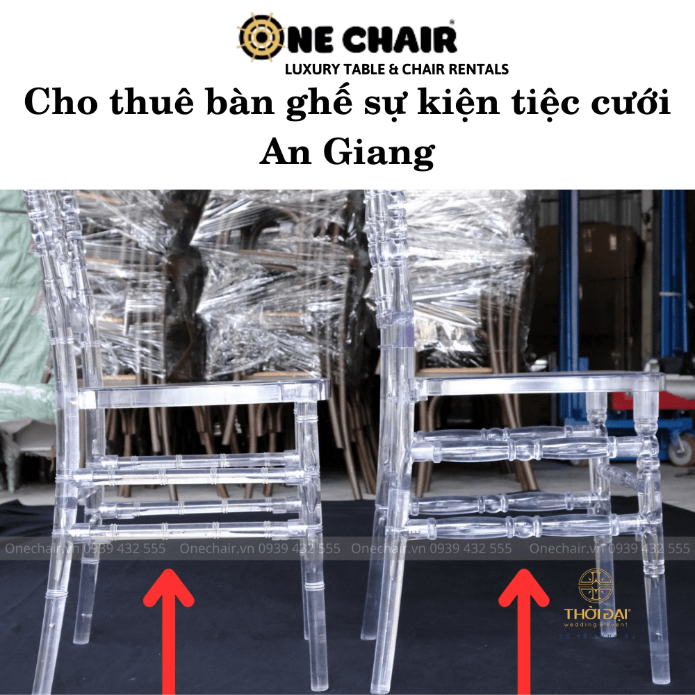 Cho thuê bàn ghế sự kiện tiệc cưới An Giang