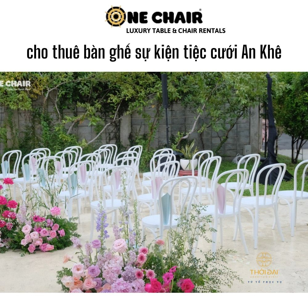 cho thuê bàn ghế sự kiện tiệc cưới An Khê