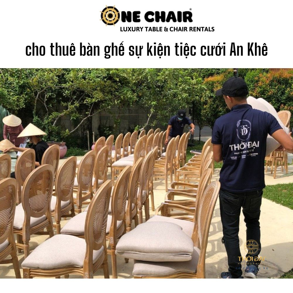 cho thuê bàn ghế sự kiện tiệc cưới An Khê