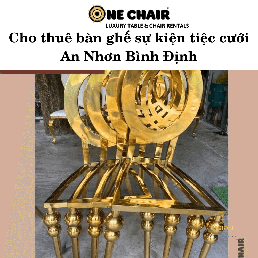 Cho thuê bàn ghế sự kiện tiệc cưới An Nhơn Bình Định