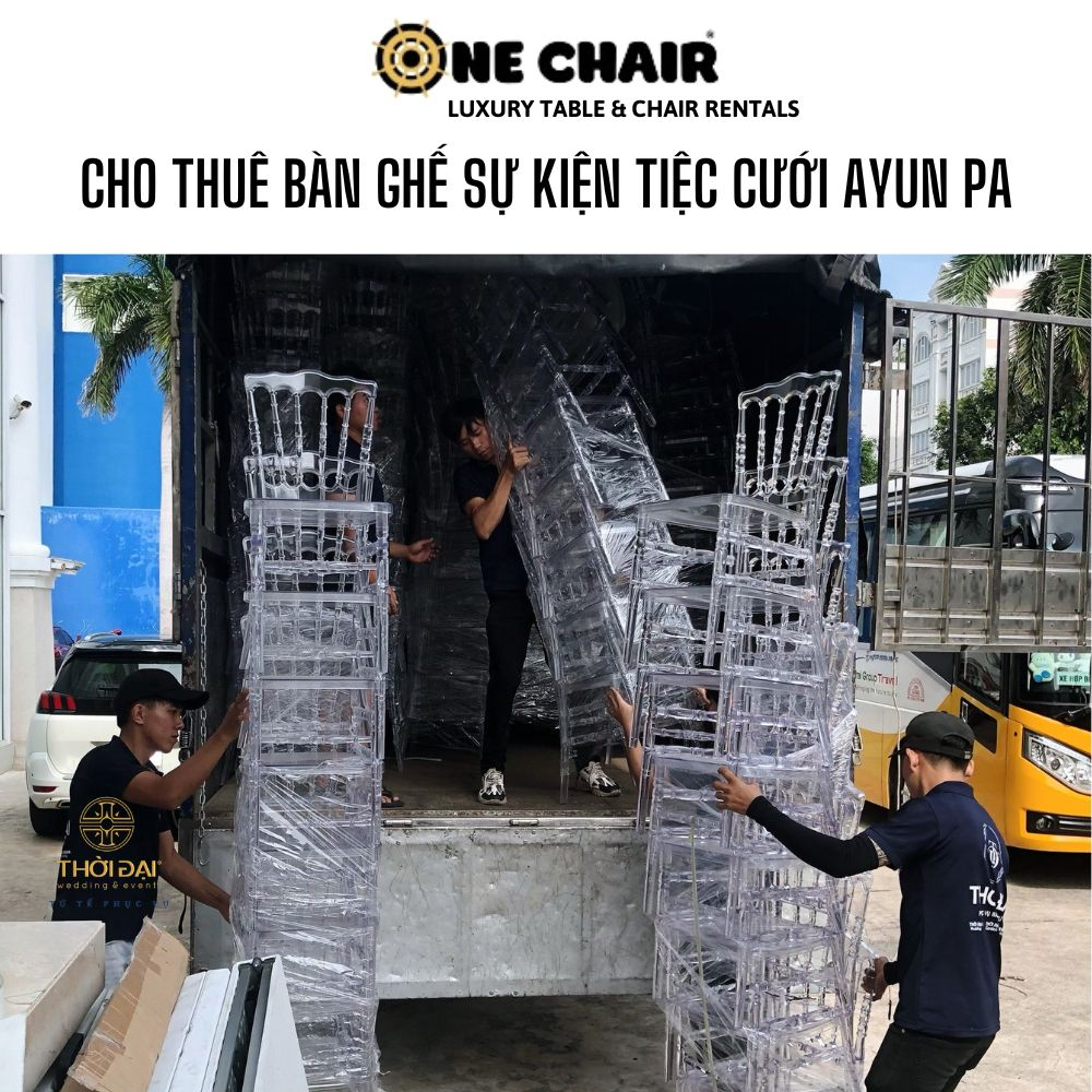 Cho thuê bàn ghế sự kiện tiệc cưới Ayun Pa