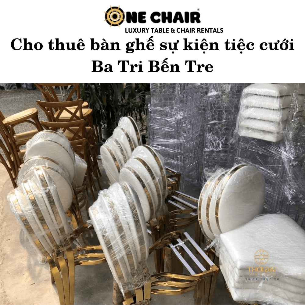 Cho thuê bàn ghế sự kiện tiệc cưới Ba Tri Bến Tre