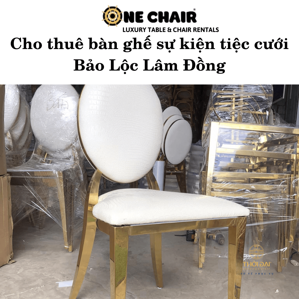 Cho thuê bàn ghế sự kiện tiệc cưới Bảo Lộc Lâm Đồng