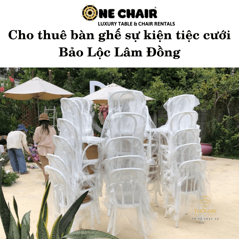 Cho thuê bàn ghế sự kiện tiệc cưới Bảo Lộc Lâm Đồng
