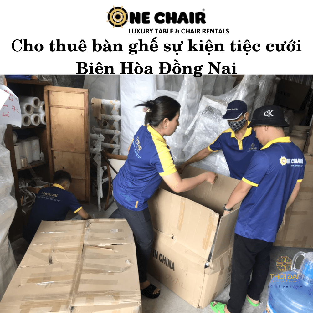 Cho thuê bàn ghế sự kiện tiệc cưới Biên Hòa Đồng Nai