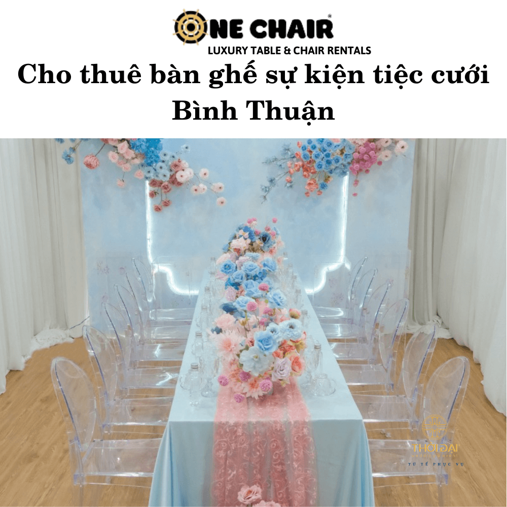 Cho thuê bàn ghế sự kiện tiệc cưới Bình Thuận