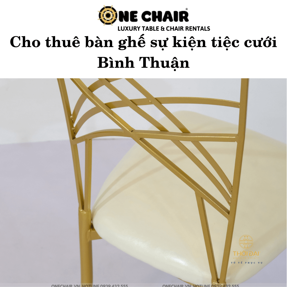 Cho thuê bàn ghế sự kiện tiệc cưới Bình Thuận