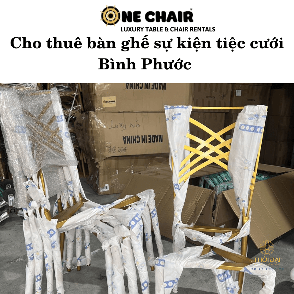 Cho thuê bàn ghế ​​sự kiện tiệc cưới Bình Phước