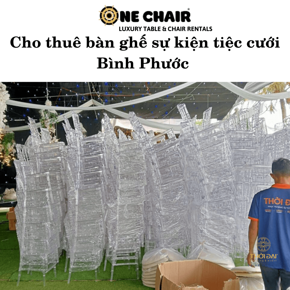 Cho thuê bàn ghế ​​sự kiện tiệc cưới Bình Phước
