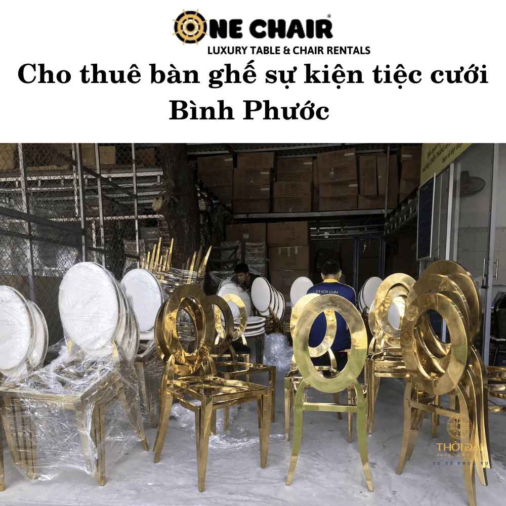 Cho thuê bàn ghế ​​sự kiện tiệc cưới Bình Phước