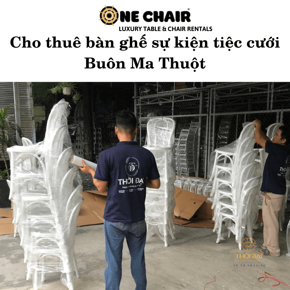 Cho thuê bàn ghế sự kiện tiệc cưới Buôn Ma Thuột
