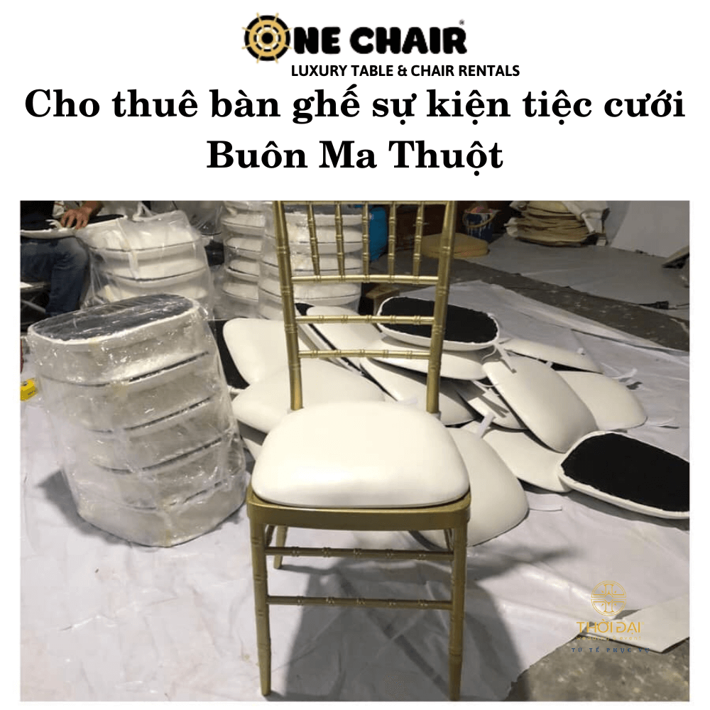 Cho thuê bàn ghế sự kiện tiệc cưới Buôn Ma Thuột