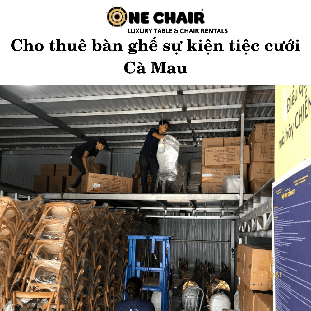 Cho thuê bàn ghế sự kiện tiệc cưới Cà Mau