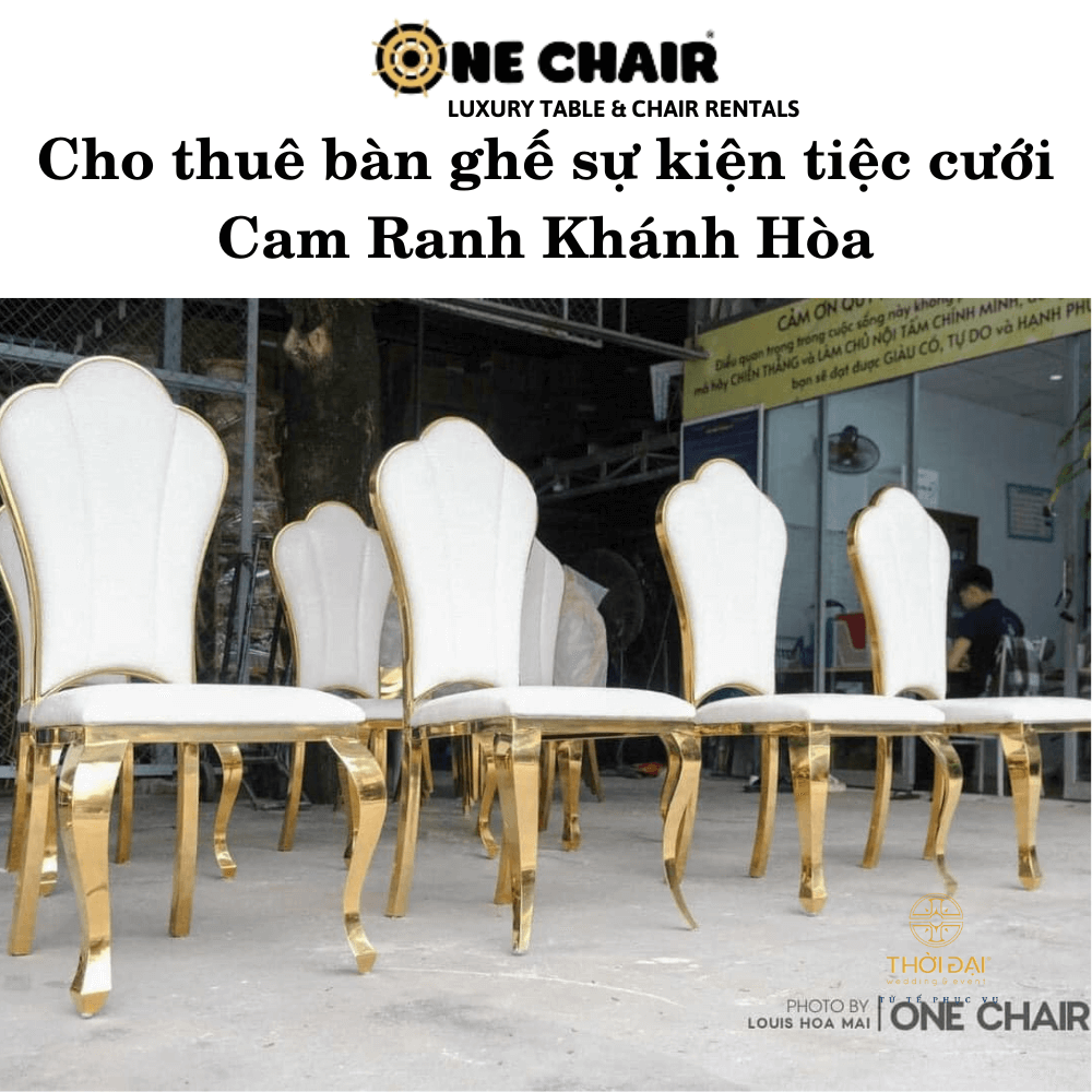 Cho thuê bàn ghế sự kiện tiệc cưới Cam Ranh Khánh Hòa
