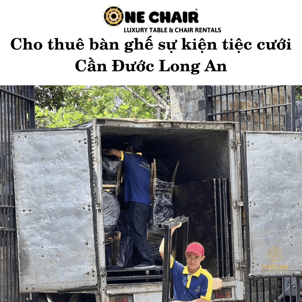 Cho thuê bàn ghế sự kiện tiệc cưới Cần Đước Long An