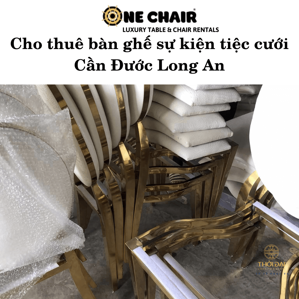 Cho thuê bàn ghế sự kiện tiệc cưới Cần Đước Long An