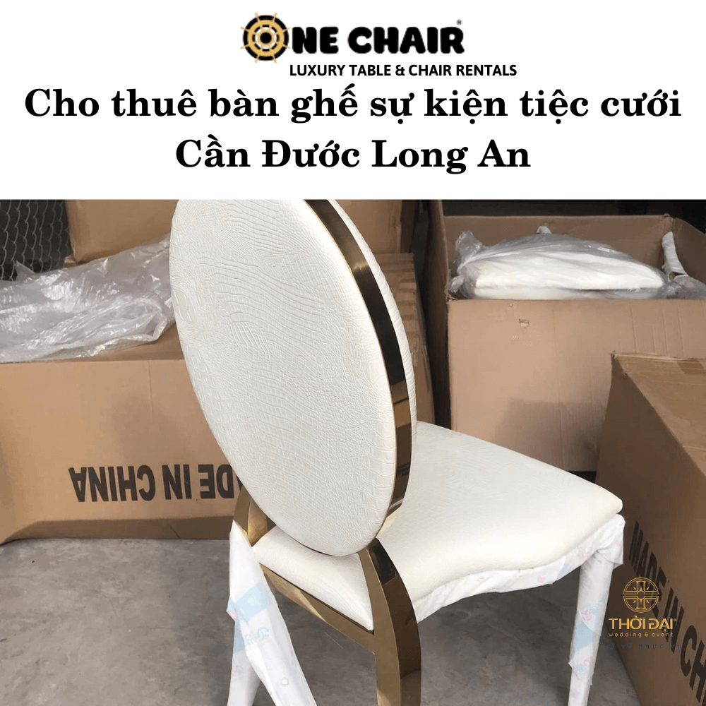 Cho thuê bàn ghế sự kiện tiệc cưới Cần Đước Long An