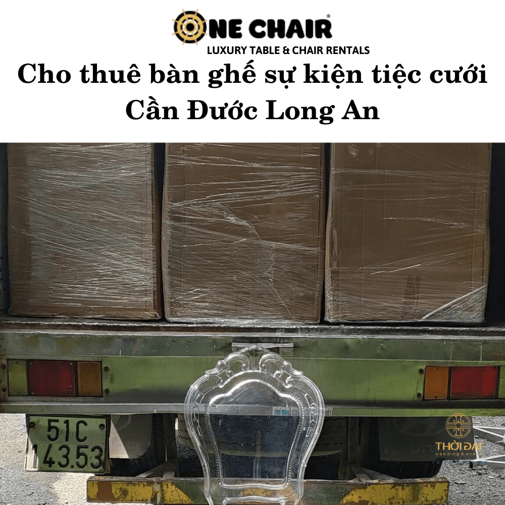 Cho thuê bàn ghế sự kiện tiệc cưới Cần Đước Long An