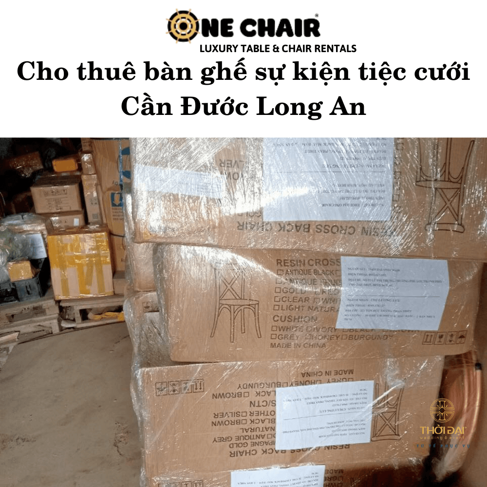 Cho thuê bàn ghế sự kiện tiệc cưới Cần Đước Long An