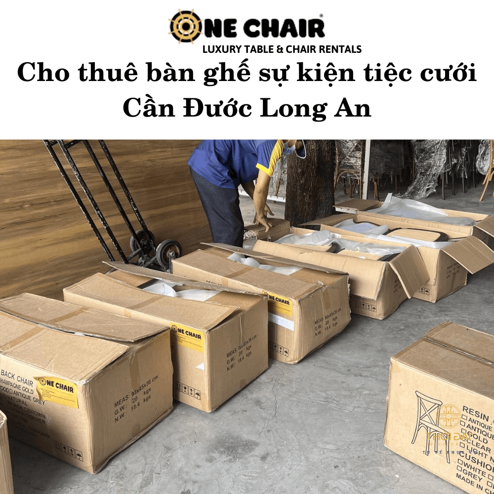 Cho thuê bàn ghế sự kiện tiệc cưới Cần Đước Long An