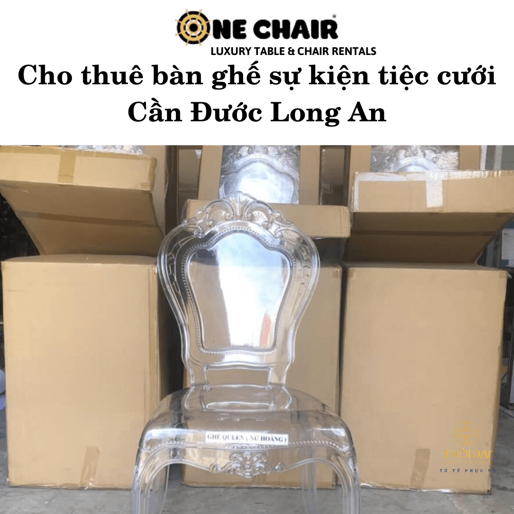 Cho thuê bàn ghế sự kiện tiệc cưới Cần Đước Long An