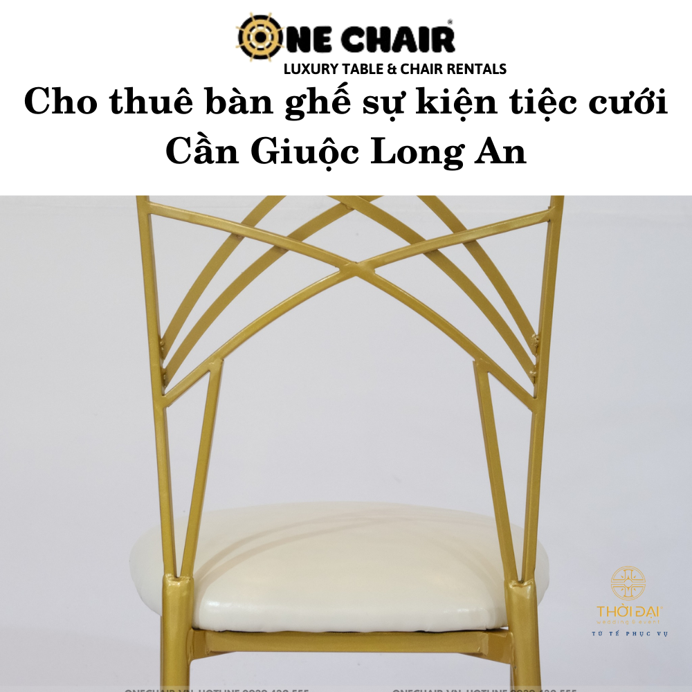 Cho thuê bàn ghế sự kiện tiệc cưới Cần Giuộc Long An