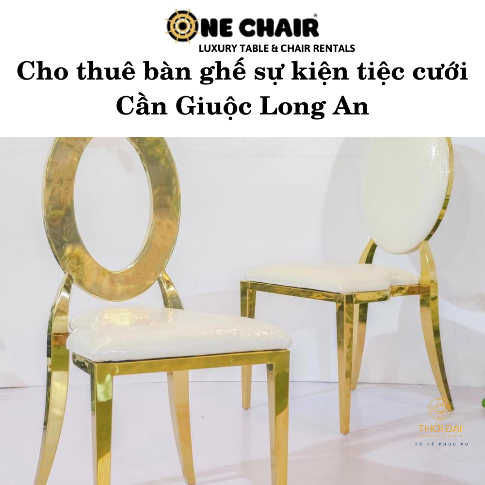 Cho thuê bàn ghế sự kiện tiệc cưới Cần Giuộc Long An