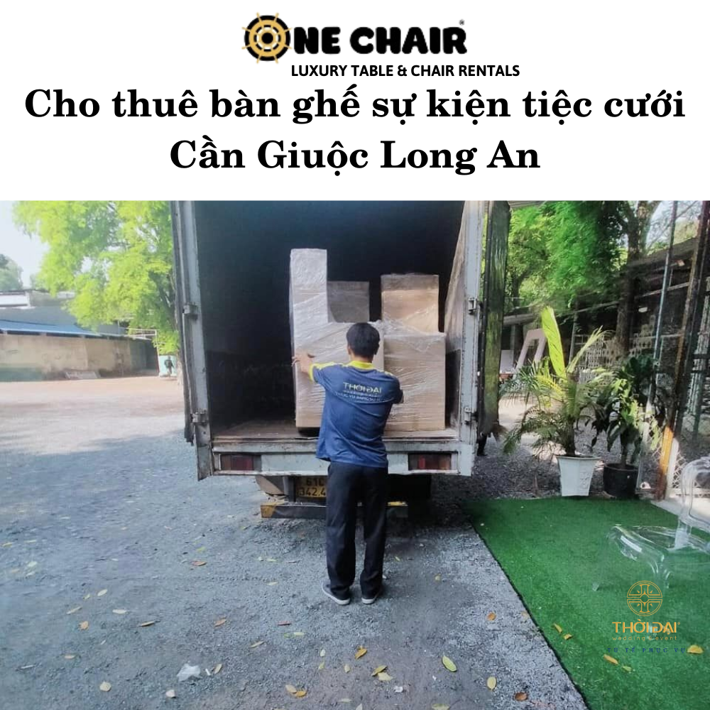 Cho thuê bàn ghế sự kiện tiệc cưới Cần Giuộc Long An