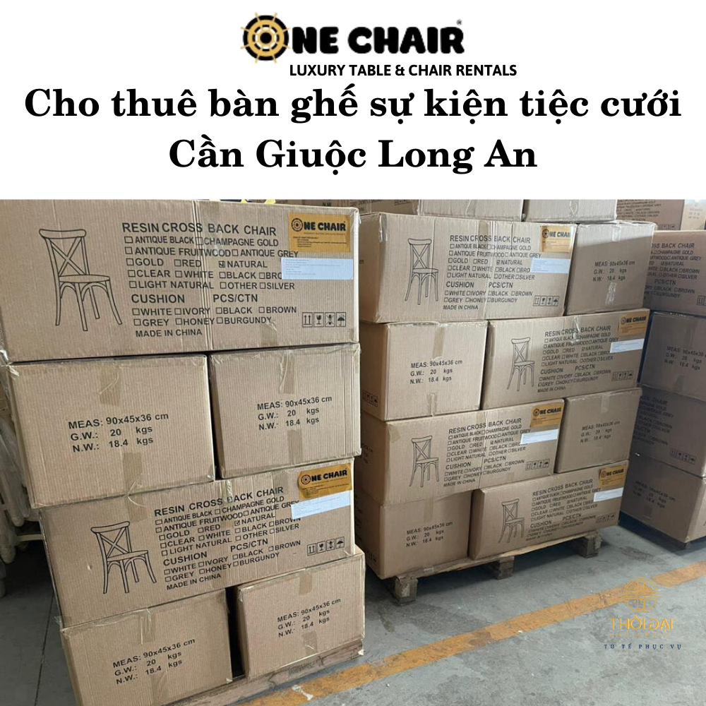 Cho thuê bàn ghế sự kiện tiệc cưới Cần Giuộc Long An