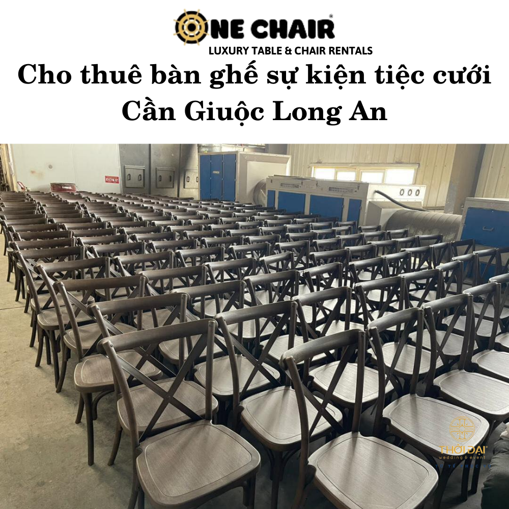Cho thuê bàn ghế sự kiện tiệc cưới Cần Giuộc Long An
