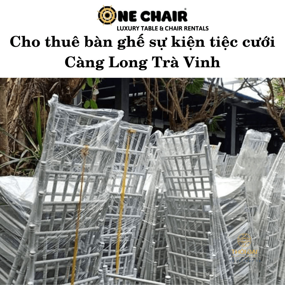 Cho thuê bàn ghế sự kiện tiệc cưới Càng Long Trà Vinh
