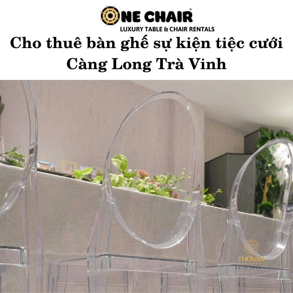 Cho thuê bàn ghế sự kiện tiệc cưới Càng Long Trà Vinh