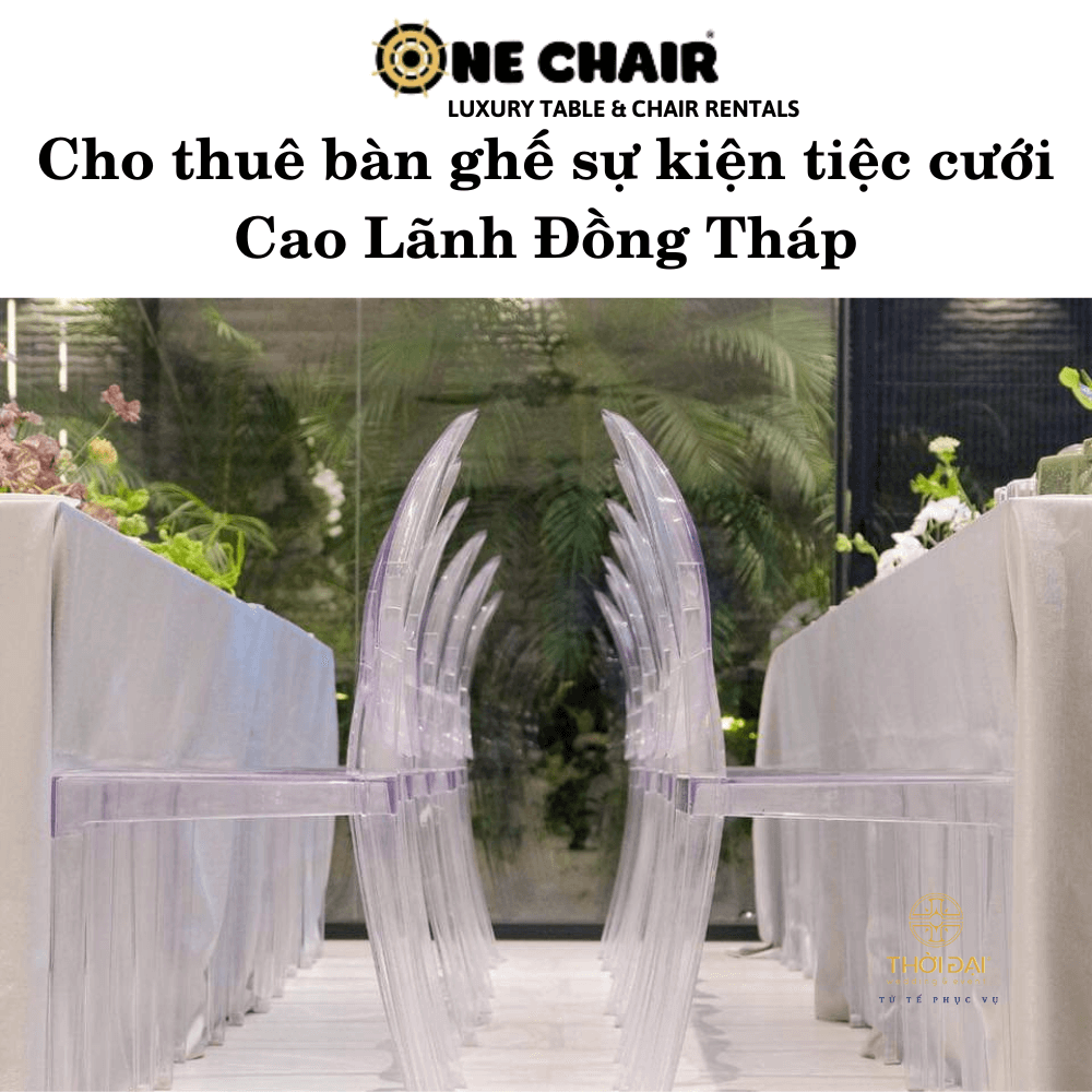 Cho thuê bàn ghế sự kiện tiệc cưới Cao Lãnh Đồng Tháp