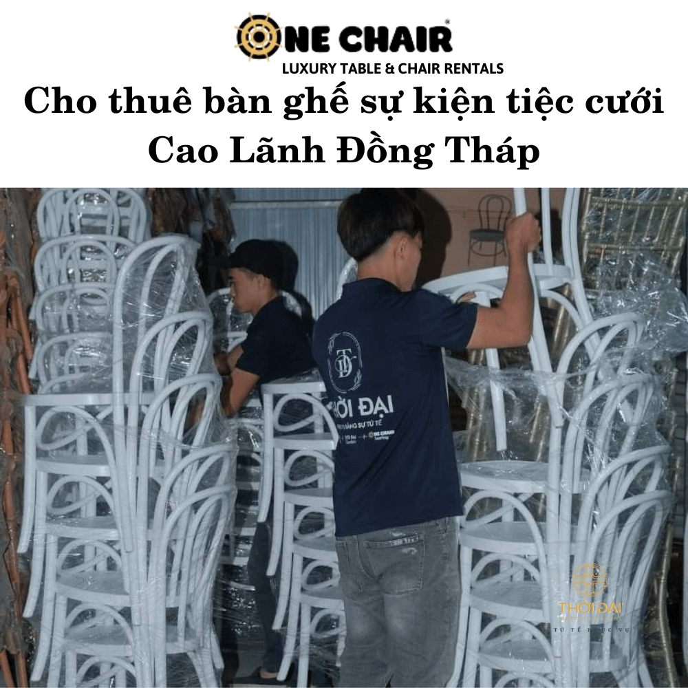 Cho thuê bàn ghế sự kiện tiệc cưới Cao Lãnh Đồng Tháp