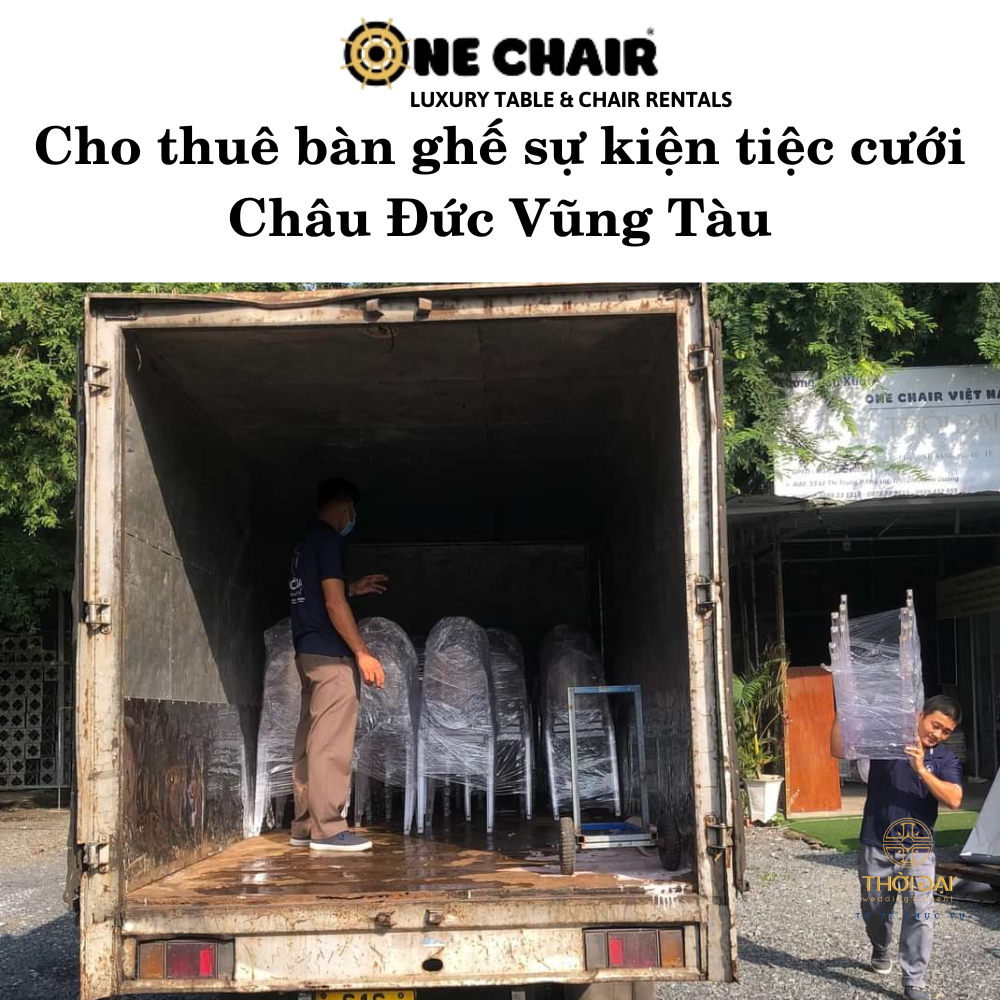 Cho thuê bàn ghế sự kiện tiệc cưới Châu Đức Vũng Tàu