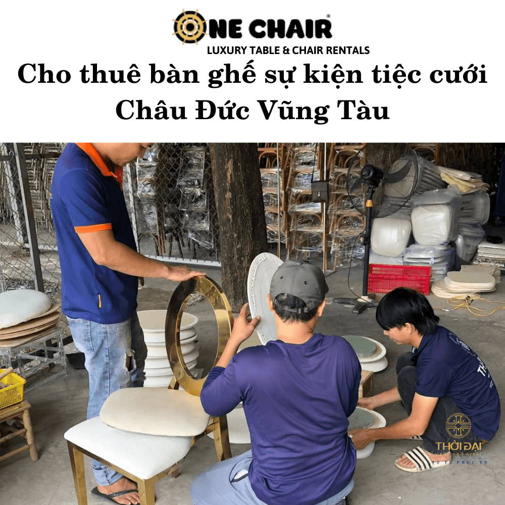 Cho thuê bàn ghế sự kiện tiệc cưới Châu Đức Vũng Tàu