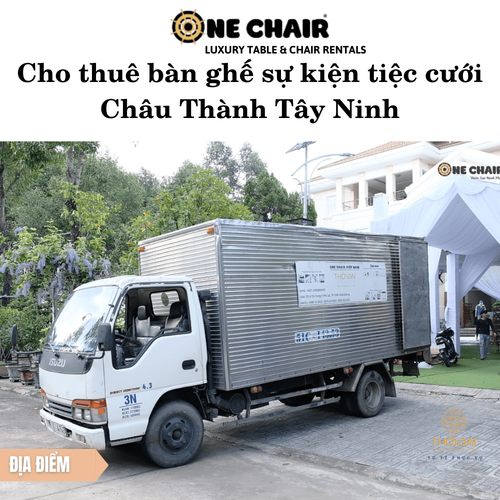 Cho thuê bàn ghế sự kiện tiệc cưới Châu Thành Tây Ninh
