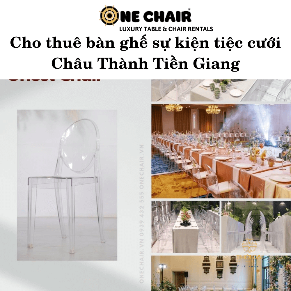 Cho thuê bàn ghế sự kiện tiệc cưới Châu Thành Tiền Giang