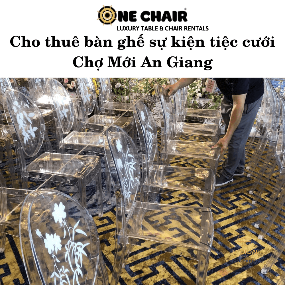 Cho thuê bàn ghế sự kiện tiệc cưới Chợ Mới An Giang