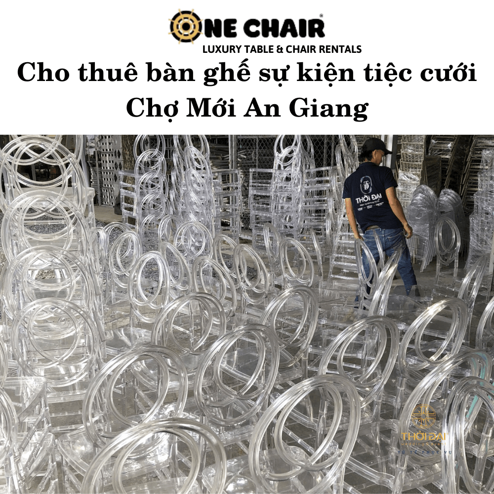Cho thuê bàn ghế sự kiện tiệc cưới Chợ Mới An Giang
